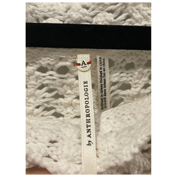 BY ANTHROPOLOGIE Antique White Knit Mini Dress - Picture 2 of 3